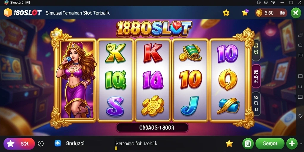 Tampilan gameplay slot dari 180SLOT yang menarik dan interaktif.