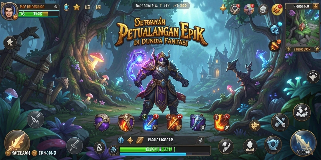 Tampilan gameplay 34R yang menawan dengan aksi pertempuran epik.