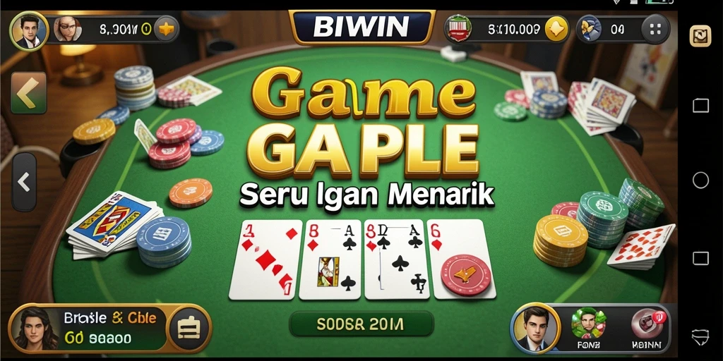 Tampilan gameplay seru dan interaktif di BIWIN.
