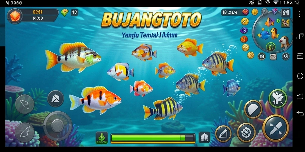 Tampilan gameplay Tembak Ikan yang menakjubkan di BUJANGTOTO.