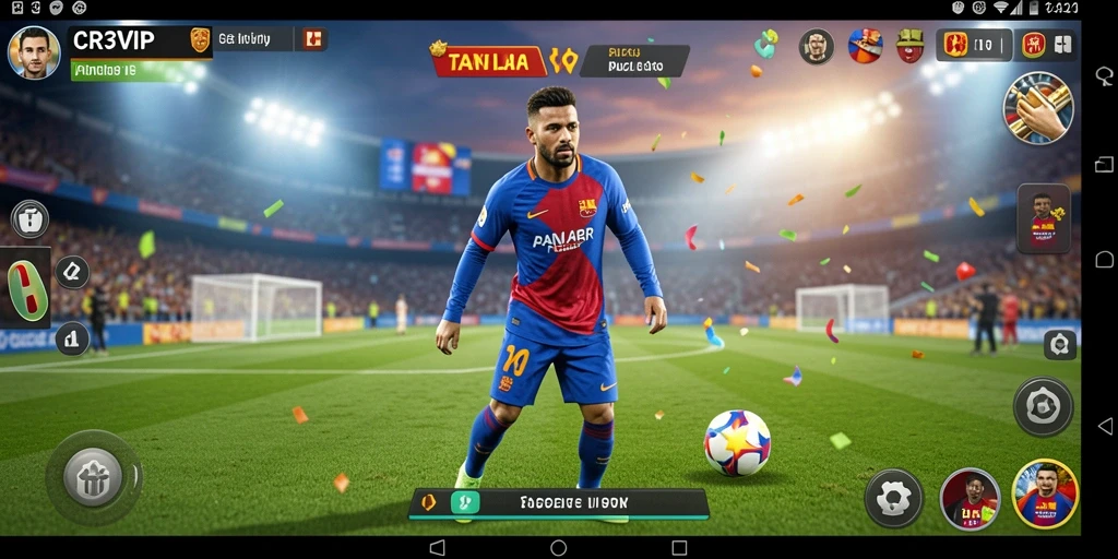 Tampilan gameplay CR7VIP yang menantang dan mengasyikkan.