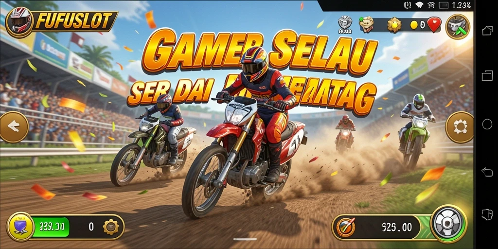 Tampilkan gameplay balap yang mendebarkan di FUFUSLOT.