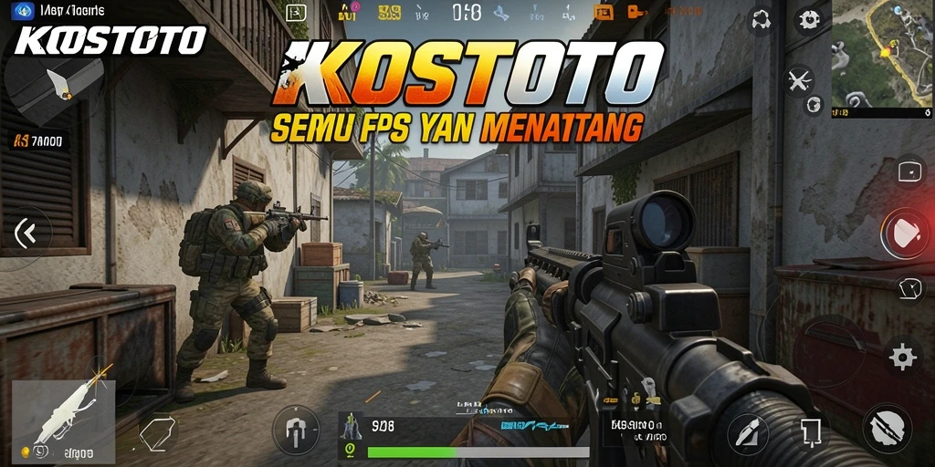 Gameplay KOSTOTO dengan grafik menawan dan aksi mendebarkan.