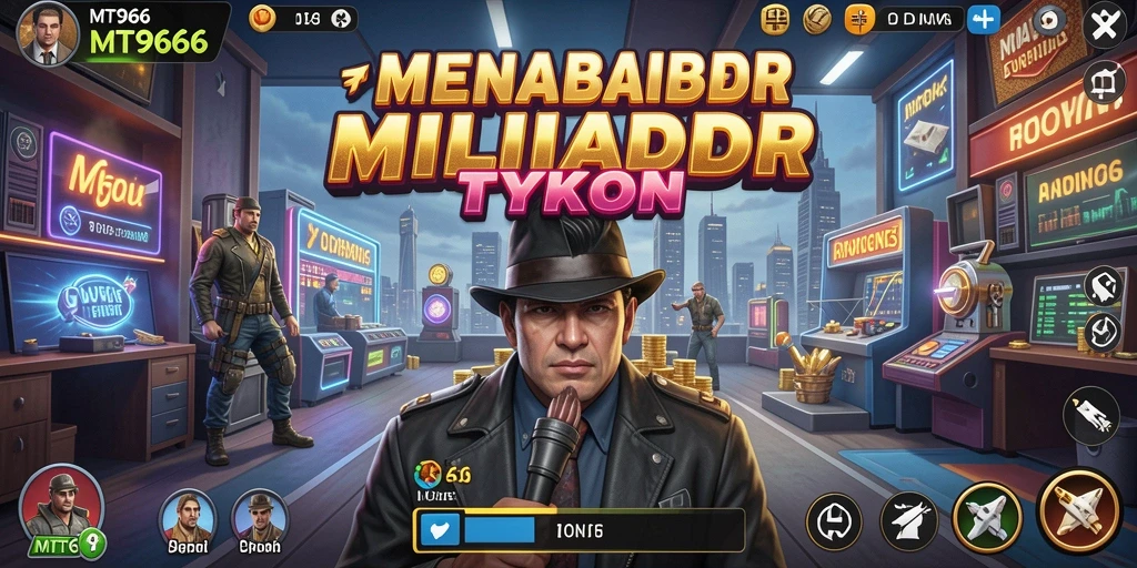 Screenshot gameplay MT966 menampilkan aksi manajemen bisnis yang menarik.