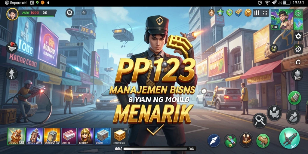 Tampilan gameplay PP123 yang seru dan penuh tantangan.