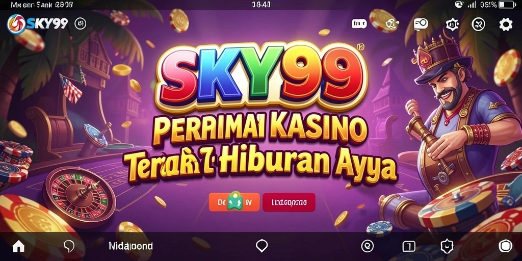 Tampilan gameplay menarik di SKY99 dengan berbagai pilihan permainan Kasino.