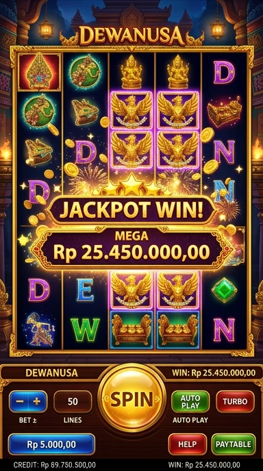 Screenshot aplikasi dewanusa menampilkan pilihan kategori yang beragam.